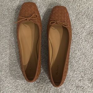 NWOT Madewell Anelise Ballet Flat in Woven Leather